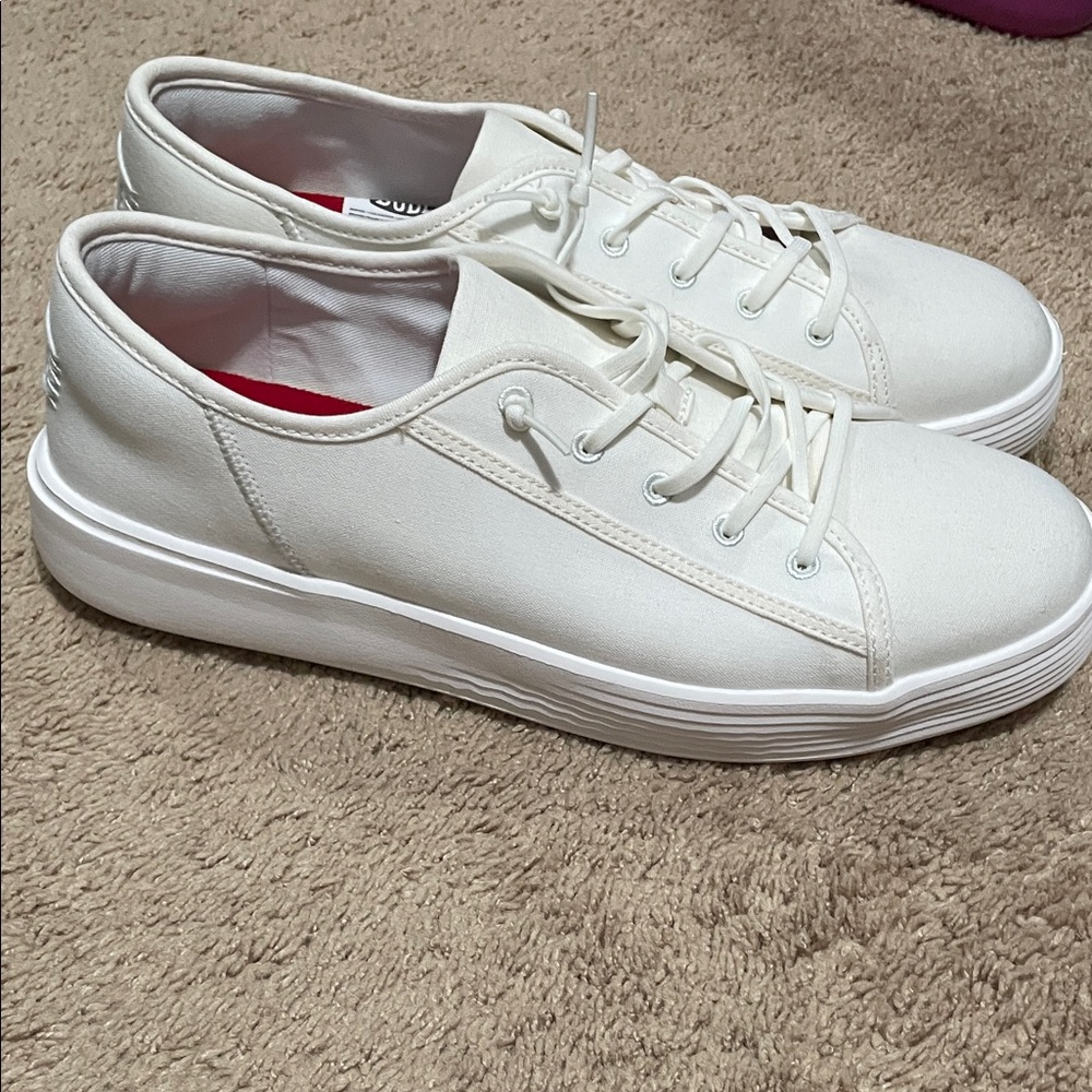White Hey Dude Sneakers